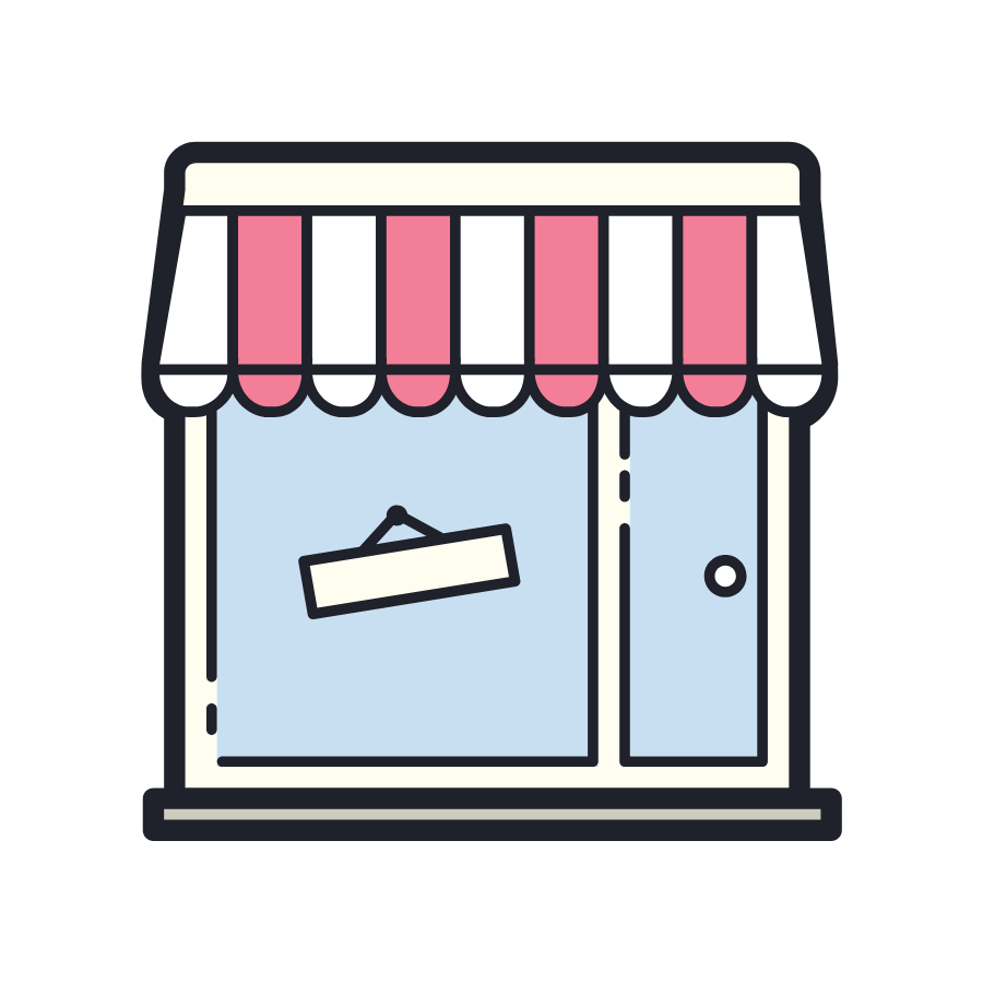 お店のイラスト